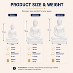 Low-Poly Buddha Statue – Modern Spiritual Home Décor