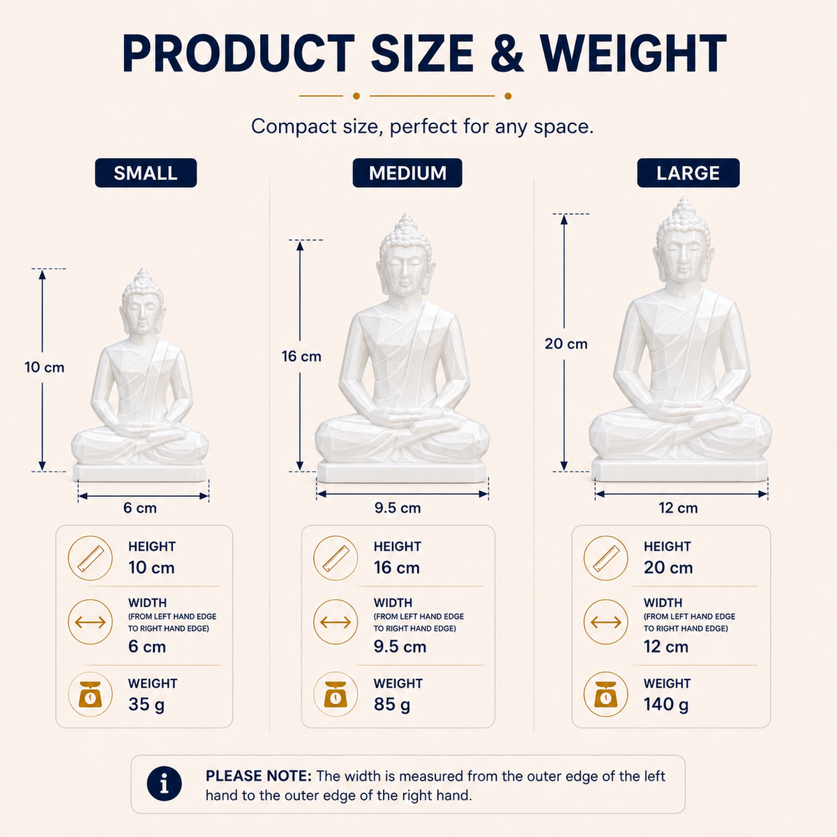 Low-Poly Buddha Statue – Modern Spiritual Home Décor