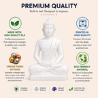 Low-Poly Buddha Statue – Modern Spiritual Home Décor