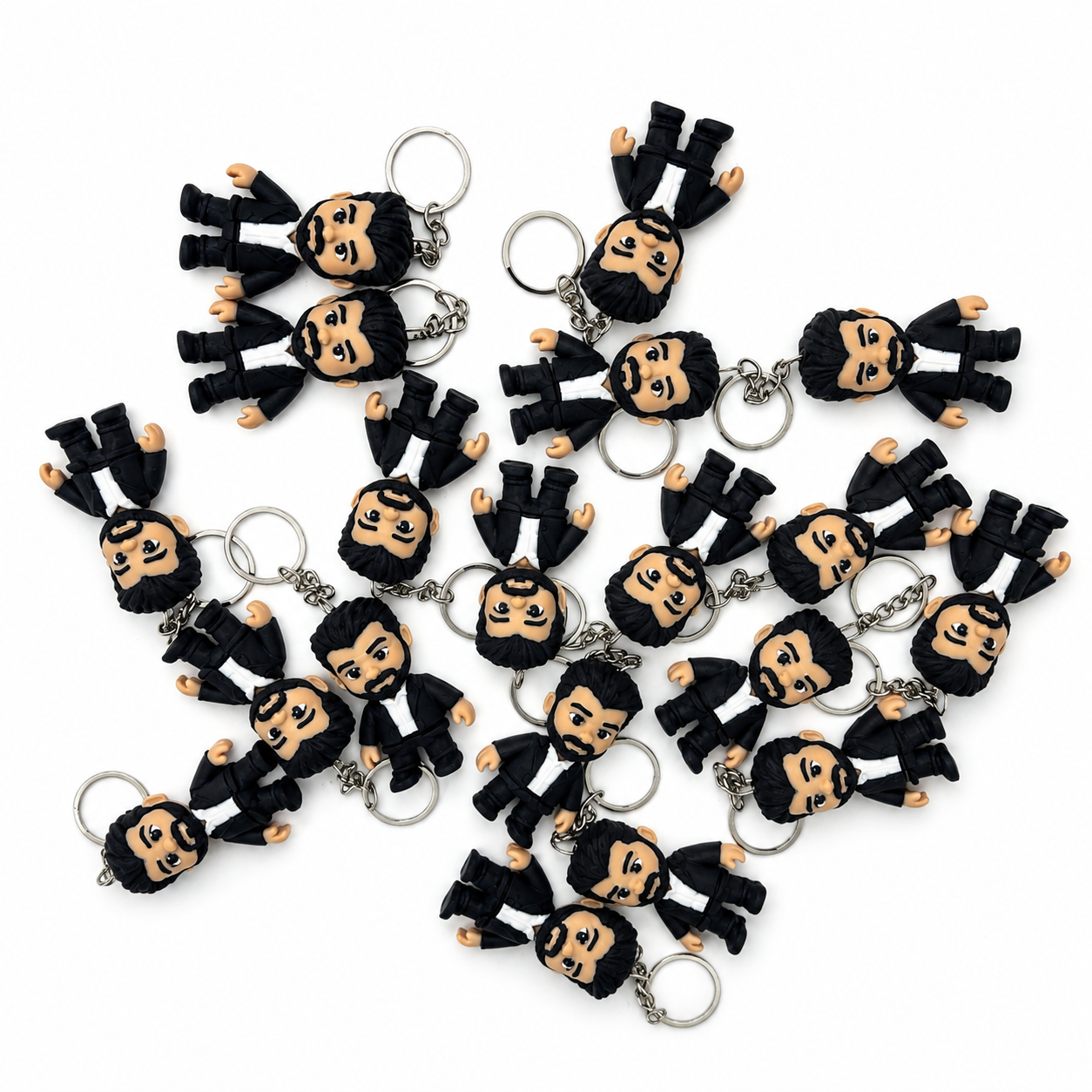 Thalapathy Vijay Chibi Keychain – 3D Printed Multicolour PLA Collectible