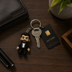 Thalapathy Vijay Chibi Keychain – 3D Printed Multicolour PLA Collectible