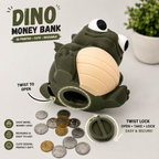 Dino Money Bank | 3D Printed Reusable Coin Bank