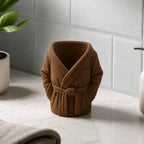 Cozy Bathrobe Toothbrush & Toothpaste Holder | Cute Bathroom Organizer