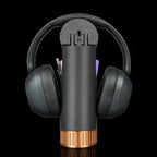 Headphone Stand with Pen Holder & Hidden Storage Compartment – Modern Desk Organizer for Office, Gaming & Study Setup