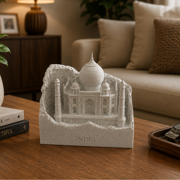 Taj Mahal Miniature – 3D Printed India Landmark Souvenir