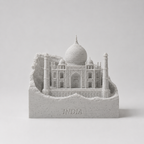 Taj Mahal Miniature – 3D Printed India Landmark Souvenir | Premium Home & Office Décor