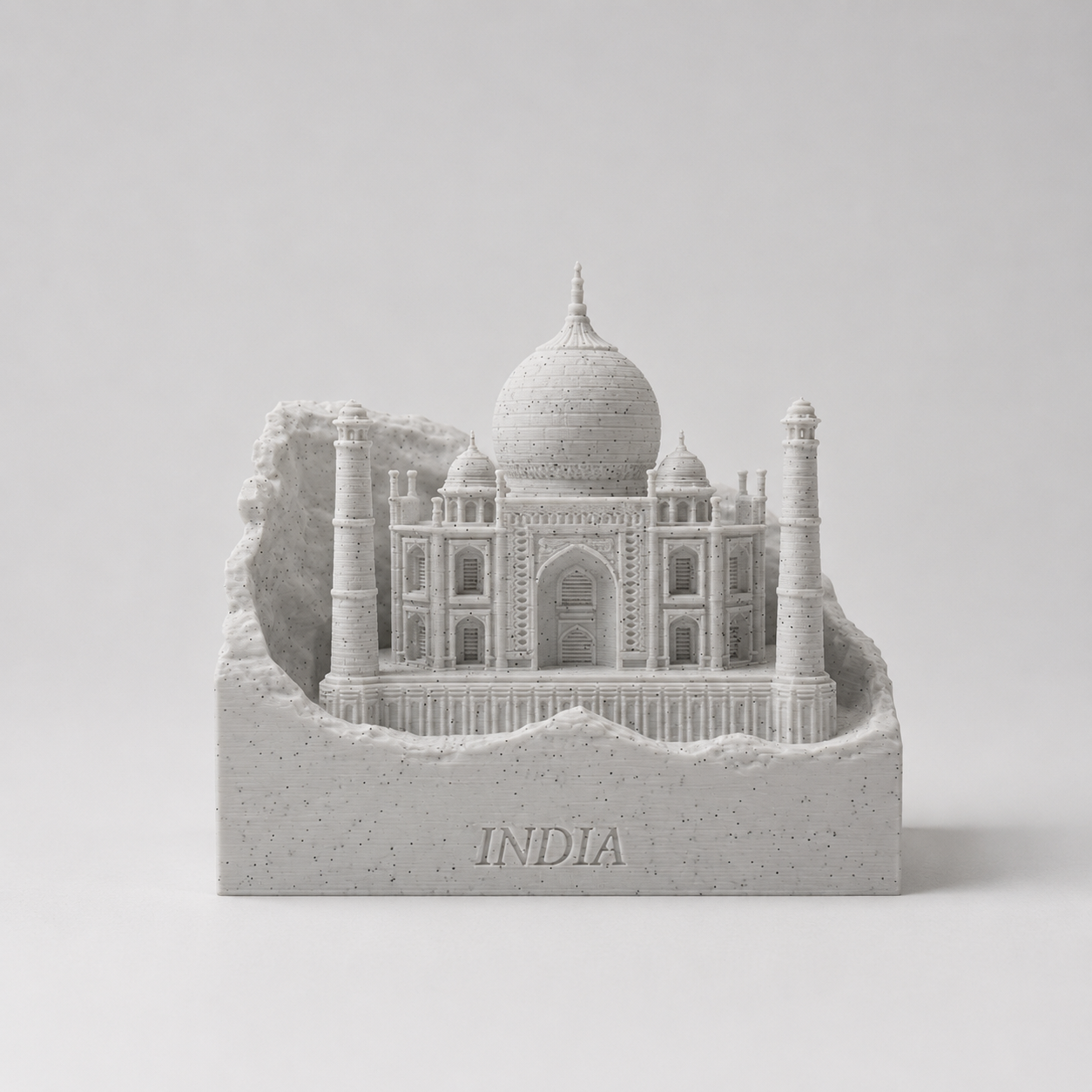 Taj Mahal Miniature – 3D Printed India Landmark Souvenir | Premium Home & Office Décor