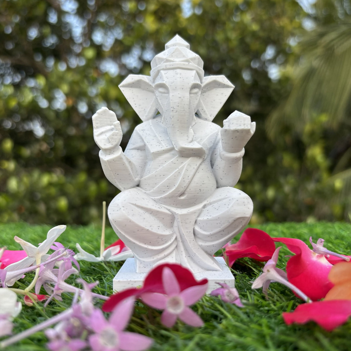 Ganesha Statue | Modern Geometric Lord Ganesha Decor