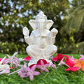 Low Poly Ganesha Statue | Modern Geometric Lord Ganesha Decor | 3D Printed Spiritual Home & Office Decoration