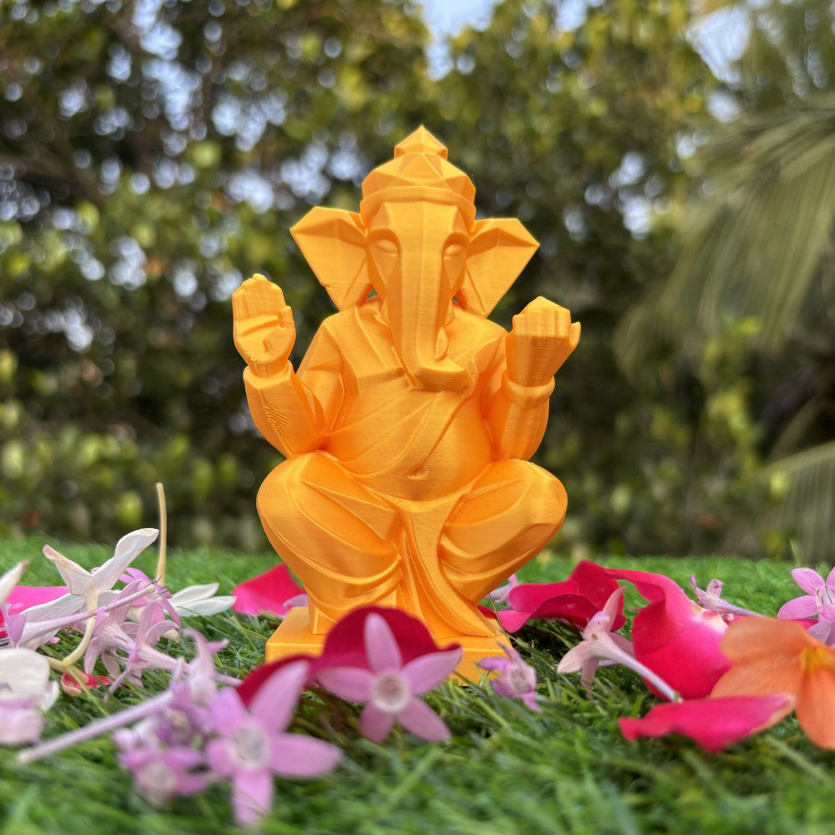 Ganesha Statue | Modern Geometric Lord Ganesha Decor