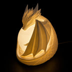 Dragon Sphere Lamp – Fantasy Dragon Night Light with Warm Ambient Glow